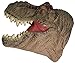 AomoriHaba Japan 3D Soft Large Rubber TRex Handpuppets - Tyrannosaurus Rex Dinosaur Head Dino Hand Puppet for Kids/Adults (Free Sticker)