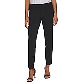 Calvin Klein Womens Highline Woven Tapered Ankle Pants Black 10