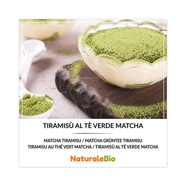 NaturaleBio Bio Green Tea Pulver 200g. Zum Kochen und Backen. Originaler japanischer Matcha. GrÃ¼ner Tee aus Japan, Vegan, Gluten & Gentechnik frei. NatÃ¼rliches Bio-Produkt. – Bild 7