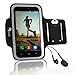 Revere Sport Cell Phone Arm Band Case for iPhone 6 / 6s / 5 - Black