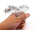 yueton 10pcs Bling Rhinestone Star Wedding Bridal Crystal Hair Pins Clips Women Headwear Hair Accessories