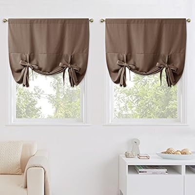 Nicetown Balloon Shade Blackout Window Curtains Thermal