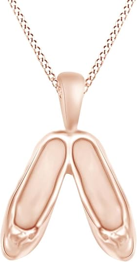 rose gold ballet slippers