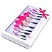 Oval Makeup Brush Set, 10pcs Oval Brushes Set for Beginners or Makeup Artist Makeup Brush Kit for Foundation Contour Powder Blush Conceler Eyeliner Blending Brush Packed with Box
