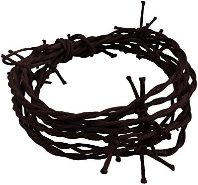 12' Soft Fabric Rusty Colored Barbwire-Like Garland