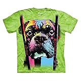 The Mountain Boxer Choose Adoption Adult Green T-shirt