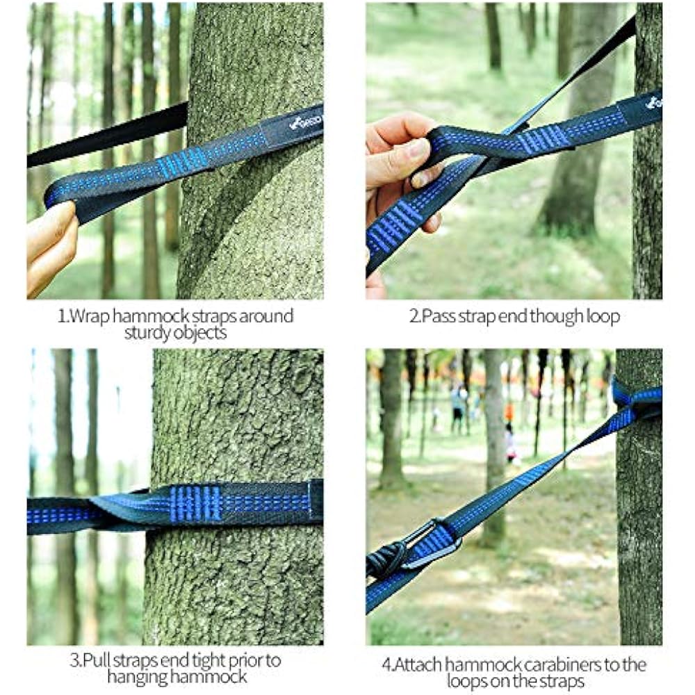 Hammock Straps, 40 Loops Combined With Two Extra Long 10ft XL Heavy