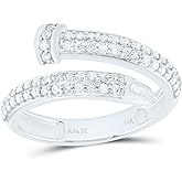 Jewels By Lux 14K Yellow Or White Gold 3/8Cttw Natural Diamond Fashion Ring