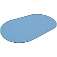 KindTail Dog & Cat Food Mat - Waterproof, Food-Grade Silicone Pet Placemat for Feeding & Water Bowls - Raised Edges Protect Floors - Non-Slip Grip - Dishwasher Safe - 19 x 11 Inches, Light Blue
