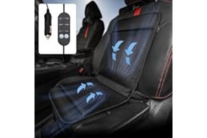 kingna Cooling Car Seat Cover Compatible with Universal Car Truck SUV Cooling Car Seat Cushion Ventilated Car Seat Cover Accessories