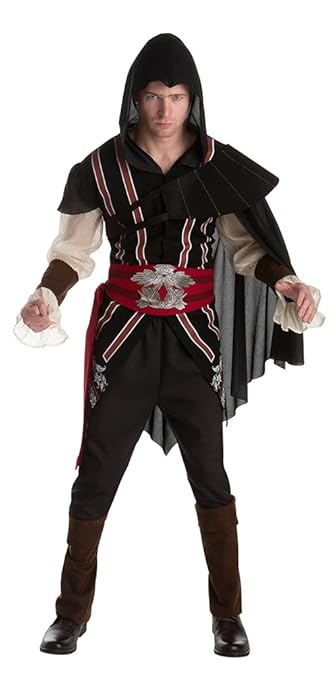 Karneval-Klamotten Assassins Creed Kostüm Herren Ezio Herr Karneval Fasching Herrenkostüm Größe 50/52