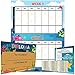 Potty Training Chart for Toddlers Kids - Sea Design - Sticker Chart - 4 Week Reward Chart - 175 Cute Stickers, Certificate, Instruction Booklet & Motivational Cards - Bonus Celebratory Hat