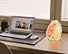 Hemingweigh Natural Crystal Himalayan Salt Lamp with Genuine Marble Base, Bulb and Power Cord
