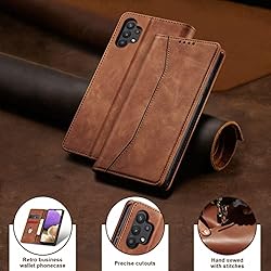 Jasonyu Flip Wallet Case for Samsung Galaxy A32