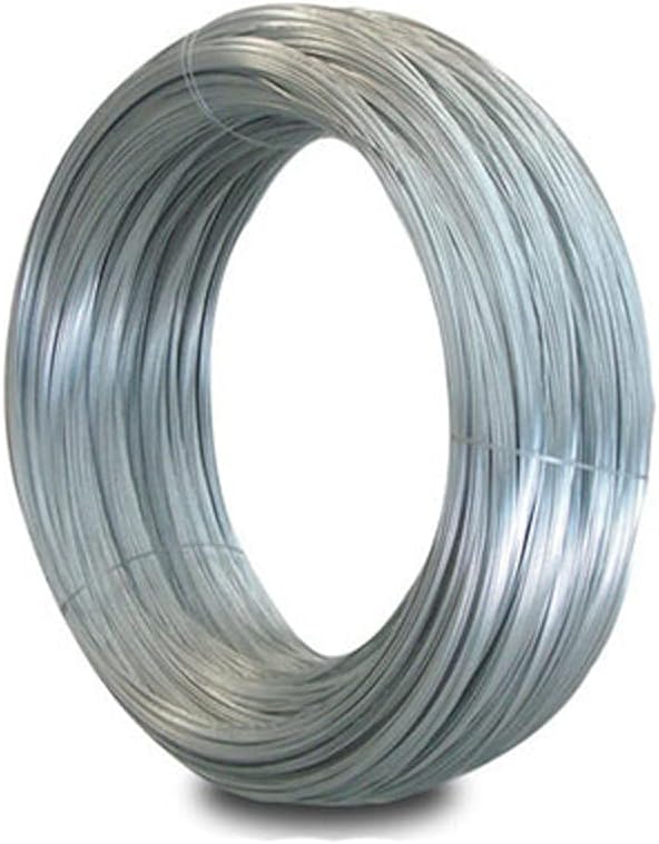 Merriway BH00324 Galvanised Garden Wire 1.0mm x 80m Grey 18ga 5/128"