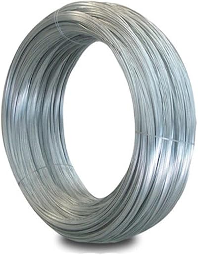 Merriway BH00324 Galvanised Garden Wire 1.0mm x 80m Grey 18ga 5/128"
