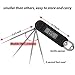 Meat Thermometer EatekPower Instant Read Thermometer with Retractable Bottle Opener Memory Function Cooking Thermometer Super Fast Read Grill Thermometer Durable Digital Meat Thermometer for Grilling