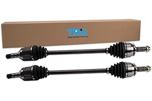 TRQ Front CV Axle Shaft Assembly Set Driver & Passenger Side Compatible with 2014-2018 Subaru Forester