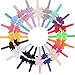 Prohouse 40 Pcs(20 Pairs) Boutique Baby Girl Hair Clips Flower Grosgrain Ribbon Bows for Toddlers Teens Kids Little Girls Barrettes 20 Colors … (Hairband--Bow-20pcs)