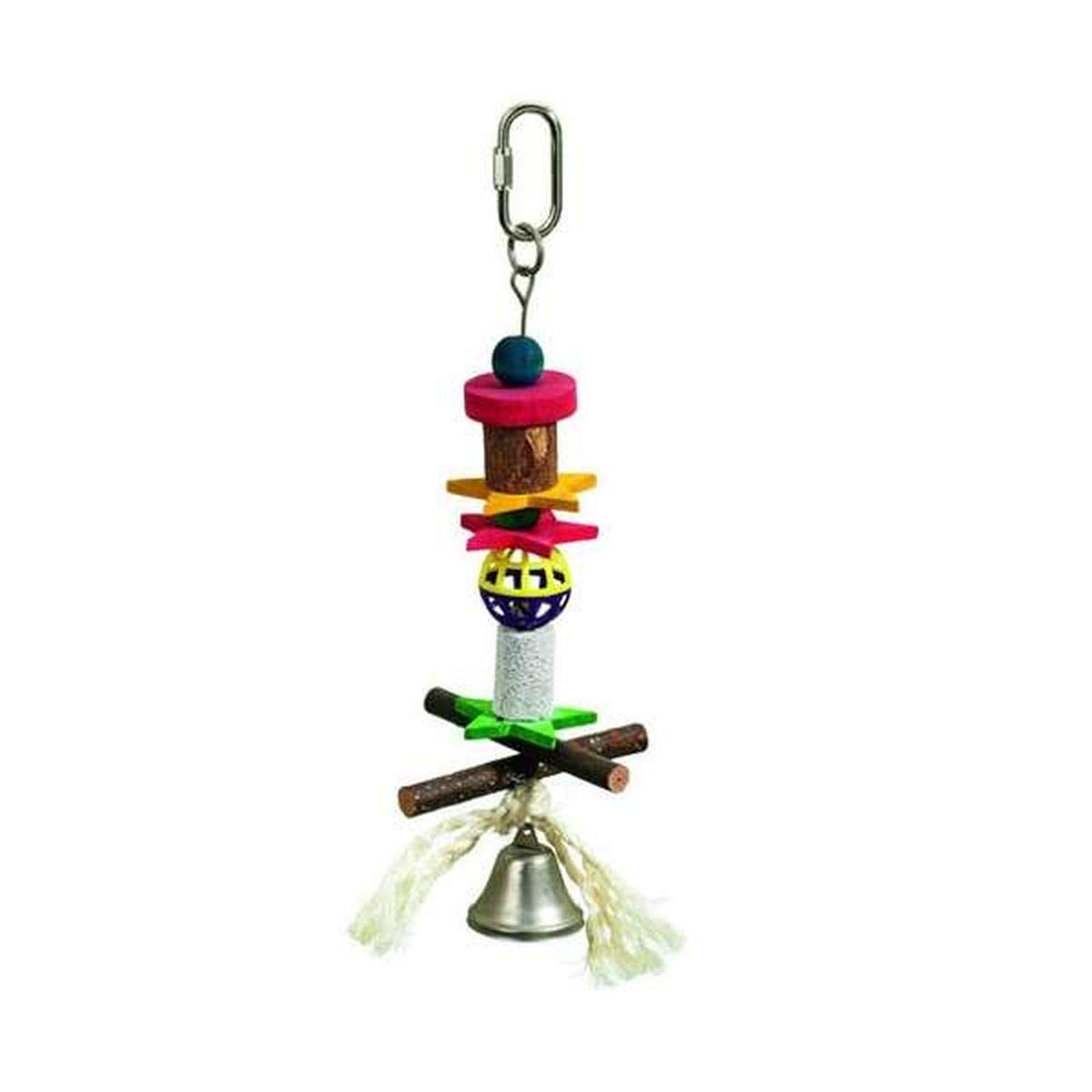Karlie Flamingo 88562 Lava Wood Bell Large, 32 cm Bird'S World