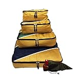 Evatex Travel Packing Cubes, Set of 4 Pieces with Shoe Bag