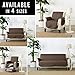 Home Fashion Designs Reversible Sofa Protector. Furniture Protector for Living Room with Secure Straps. Furniture Protectors for Kids, Dogs and Pets. (Sofa, Chocolate/Flax)
