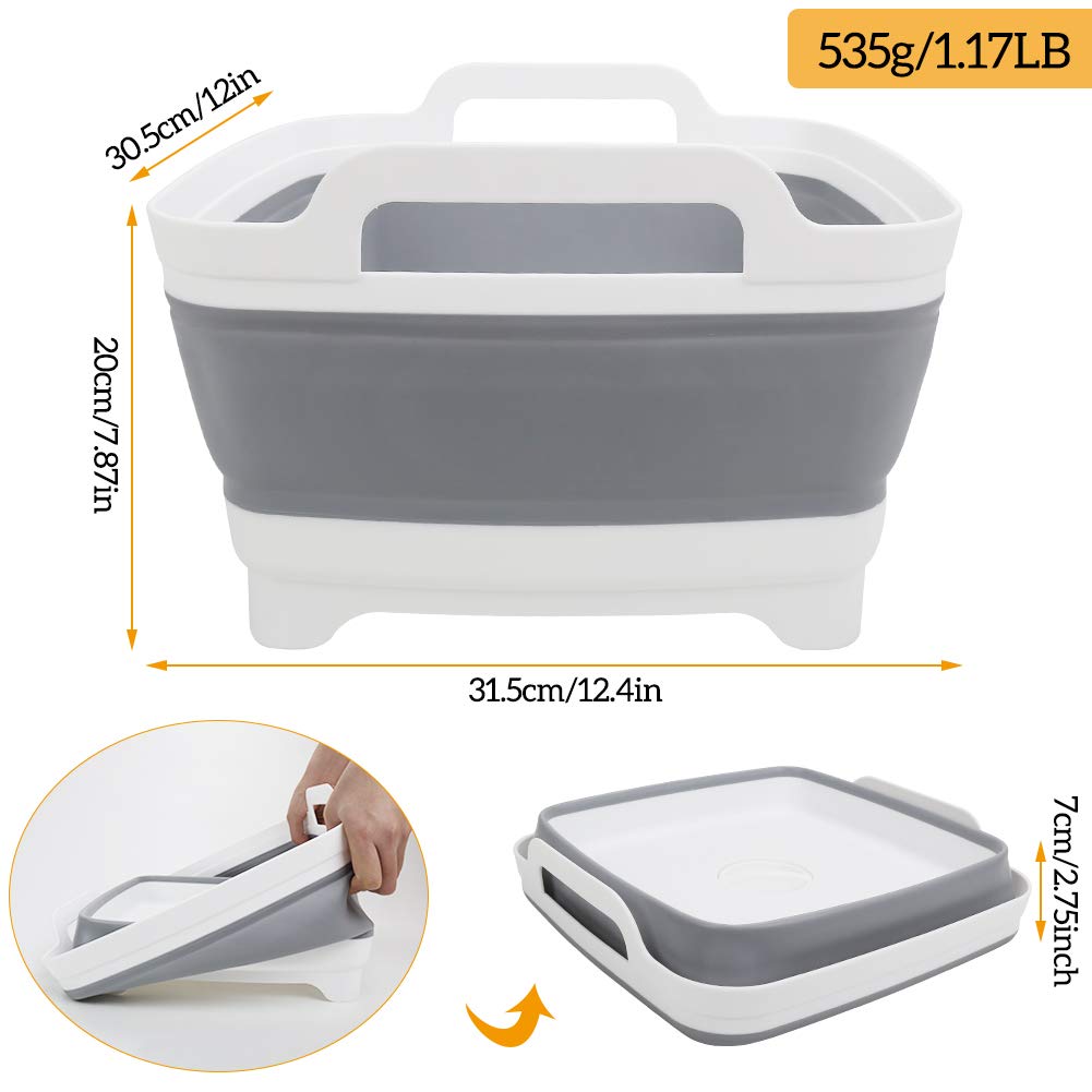 Collapsible Dish Basin With Draining Plu Buy Online In Colombia At Desertcart