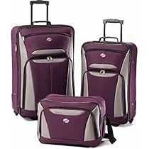 American Tourister Luggage Fieldbrook II 3 Piece Set, Purple