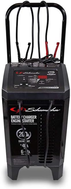 Schumacher SC1309 6/12V Wheeled Automatic Battery Charger and 40/200A Engine Starter with Advanced Diagnostic Testing: Automotive