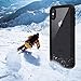 ShellBox Compatible for iPhone Xs Max Waterproof Case,Shockproof Snowproof Cover Case IP68 Underwater Full Body Rugged Protection Crystal Clear Built-in Screen Protector Case for iPhone Xs max (Black)
