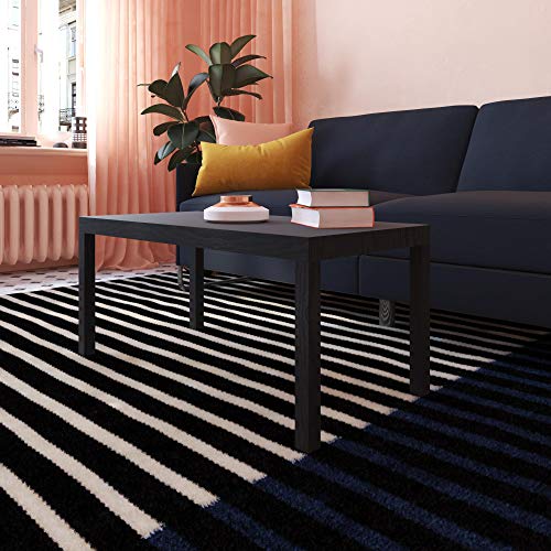 Ameriwood Home Parsons Modern Coffee Table, Black Pricepulse