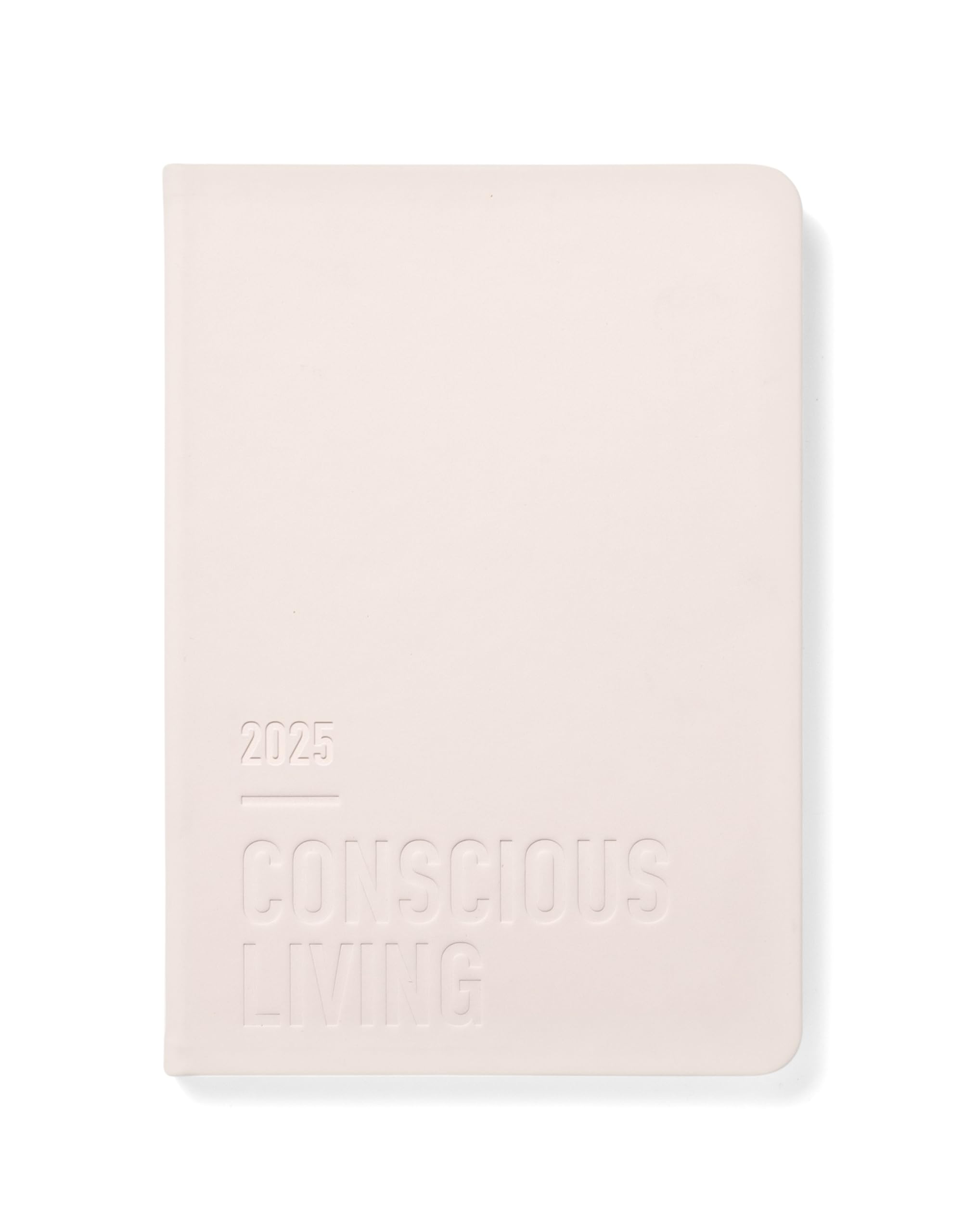 Letts of London Conscious A5 day to a page with appointments 2025 diary - rosewater