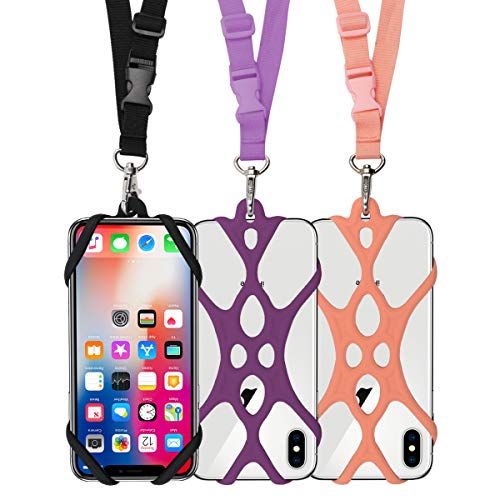 ROCONTRIP Universal Cell Phone Lanyard Holder (Pale Purple)
