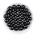 Natural Stone Beads 6mm Black Onyx Agate Gemstone Round Loose Beads Crystal Energy Stone Healing Power for Jewelry Making DIY,1 Strand 15