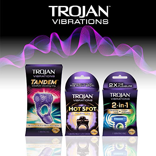 trojan vibrating ring condom Trojan Duo Vibrating Ring with Latex Condom (Pack of 3) | Amazon price  tracker / tracking, Amazon price history charts, Amazon price watches,  Amazon price drop alerts