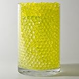 JellyBeadZ Brand Water Beads 1 Pound Package - Makes 75 Quarts - Yellow