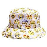 City Hunter Face Emoji Bucket Hats