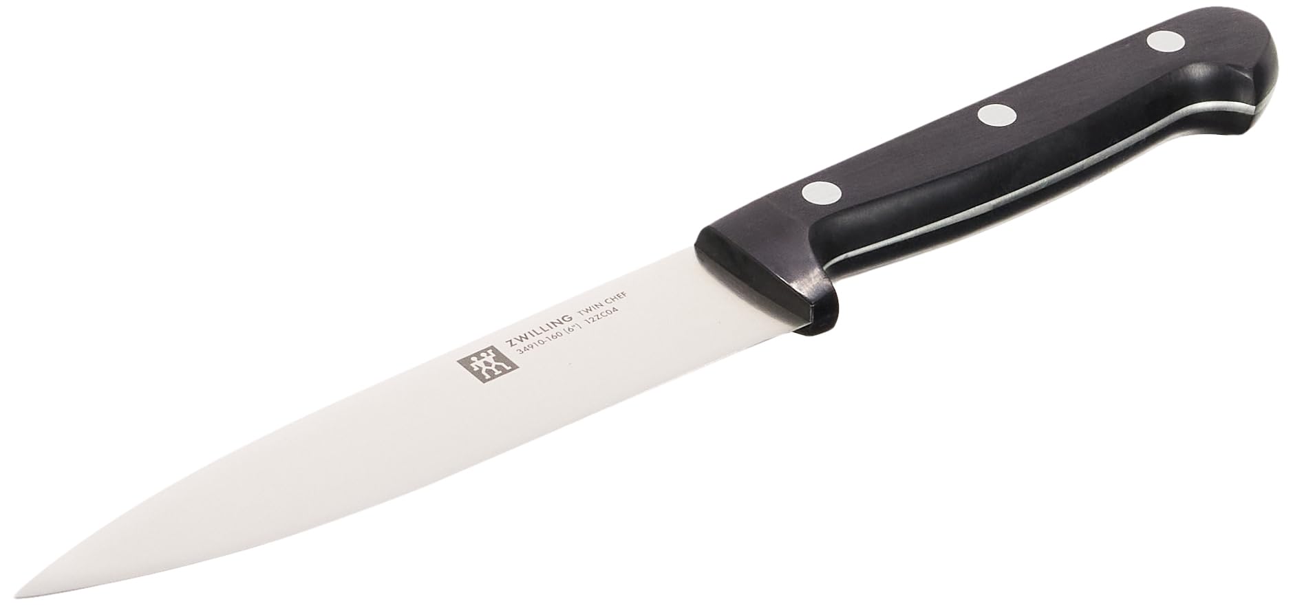 ZWILLING Slicing Knife, Blade Length: 16 cm, Large Blade, Special Stainless Steel/Plastic Handle, Twin Chef, Silver