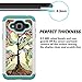 UrSpeedtekLive Phone Case, Galaxy J3 (2016), Express Prime, Amp Prime - Love Tree, Blue, Silicone, Shock Absorption, Textured Finish