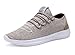 XUNMU Men's Walking Shoes Mesh Casual Athletic Shoes Running Shoes Lightweight Breathable Fashion Sneakers Khakigray 46