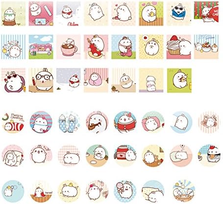 ShenTan 92 pcs/pack Rabbit Stickers Kawaii Planner Notes Memo Pad Sticky Stationery