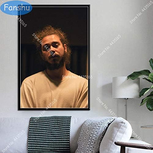 Yyoutop Post Malone poster hip hop rapper new custom wall art canvas painting poster and room decoration home decor print 50x70cm without frame