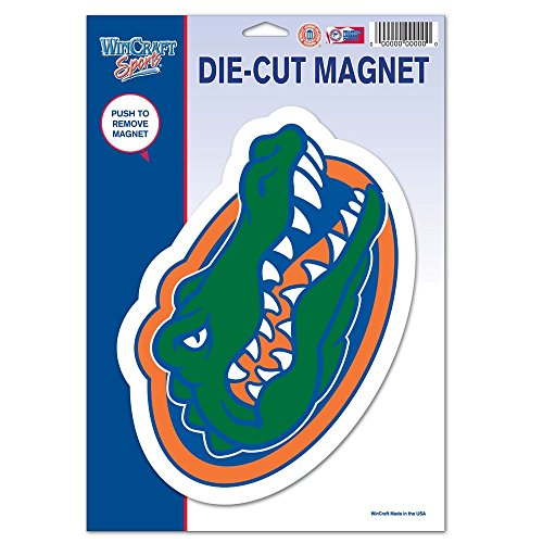 NCAA Florida, University of 81500012 University of Florida Die Cut Logo Magnet, Small, Black