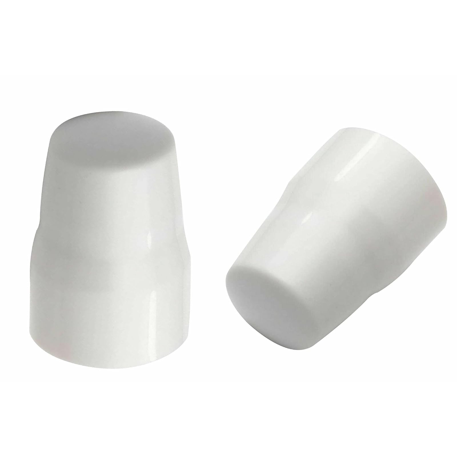 2 Pack Radiator Valve Cap - Universal Push-Fit White Plastic Radiator Cap