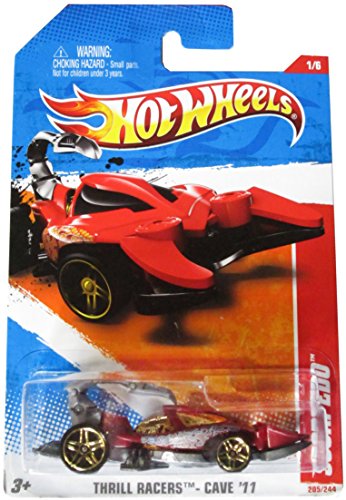 HOT WHEELS 2011 THRILL RACERS CAVE RED SCORPEDO 1/6