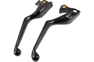 MOCODUO Motorcycle Brake Clutch Levers Hand Lever Set for Harley Sportster XL 883 1200 Control Hand Lever Replacement Accessories Parts 2004-2013 Black