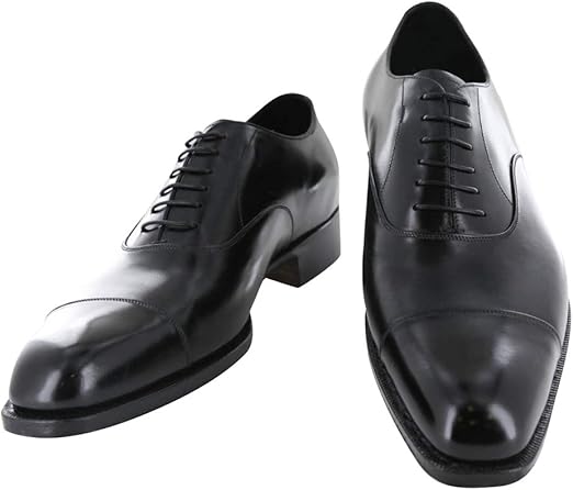 black cap toe oxfords