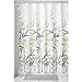 iDesign Anzu Fabric Shower Curtain for Master, Guest, Kids', College Dorm Bathroom, 72