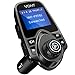 Bluetooth FM Transmitter for Car, Bluetooth Car Adapter Kit, 1.44 inch Display, Supports SD TF Cards, with AUX Input, All Smartphones iPods, FM Transmitter Bluetooth