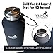 Yukon Growlers Gift Set - Insulated 64 oz Beer Growler with Carrying Case and 4 Stainless Steel Pint Glasses – Keeps Beer Cold and Carbonated for 24+ Hours – Improved Leak Proof Lid